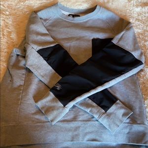 Nike. Grey & Black Sweater. Size XL